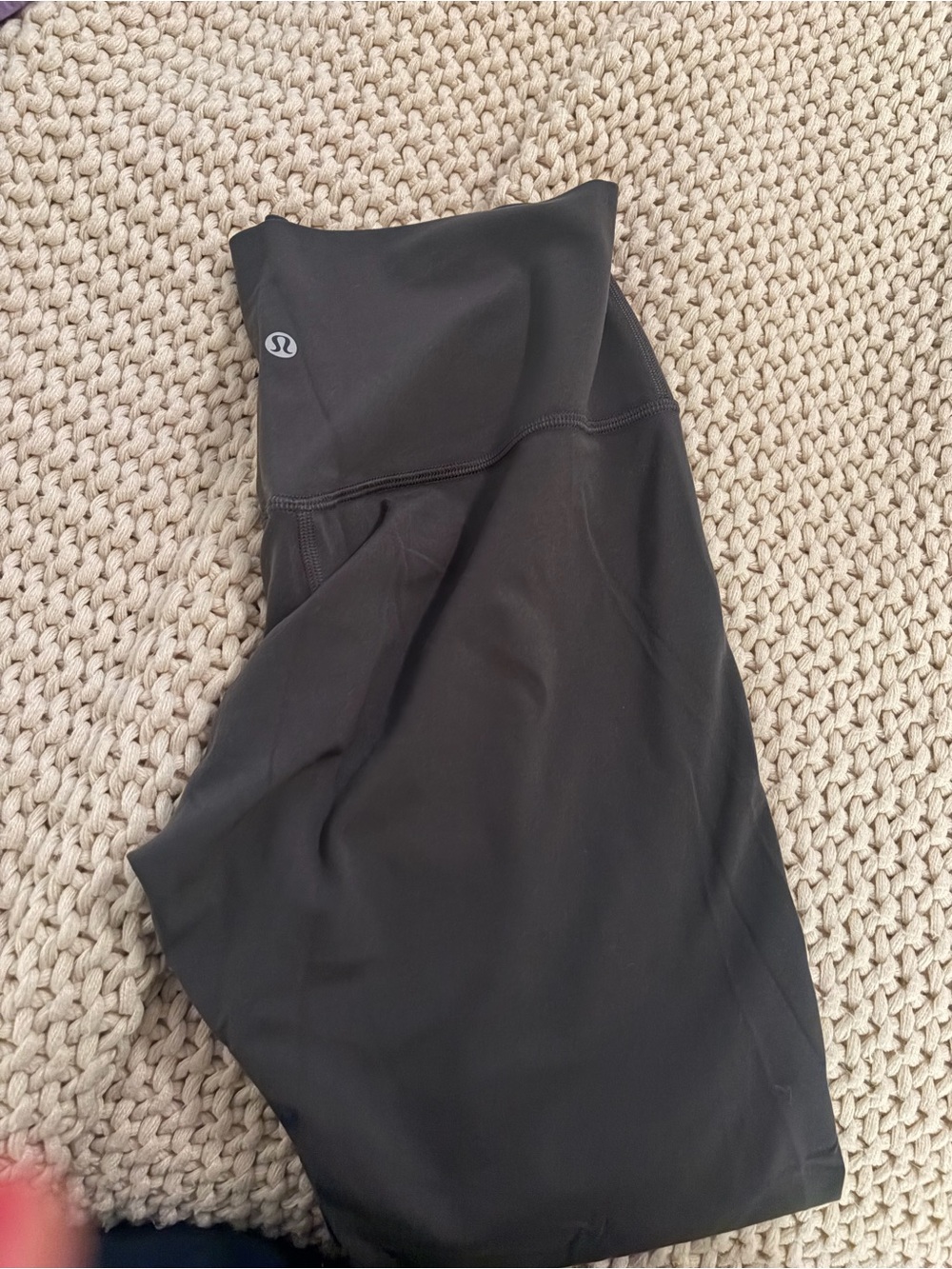 Lululemon Charcoal High-Rise Leggings